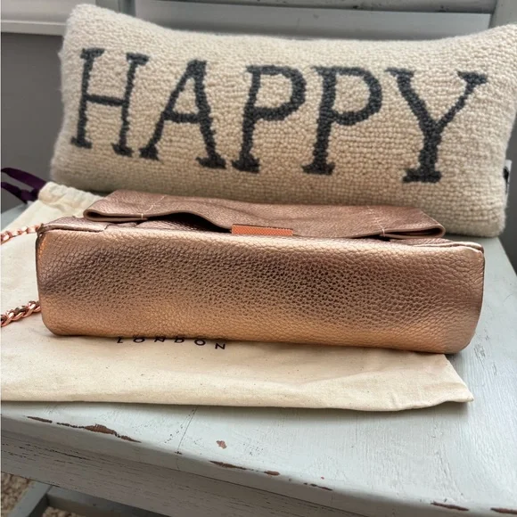 NWT* TED BAKER Rose Gold Crossbody Bag - Picture 8 of 11